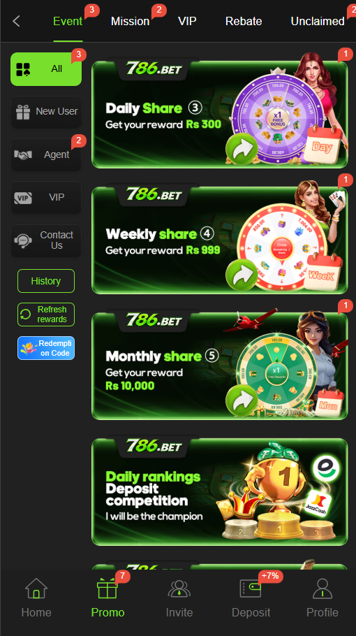786.BET App - Play and win real rewards in Pakistan 2 786.bet game apk1