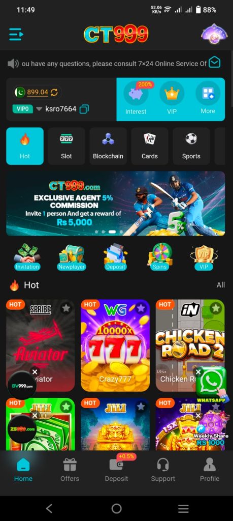 CT999 a new gaming app for earning online in Pakistan (Download Real Money App 2026) 3 CT999 gaming app free download 4
