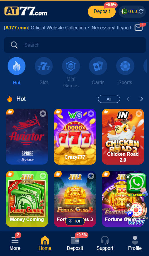 AT77 Game: the latest online earning app for free download 2 AT77 Game online earning