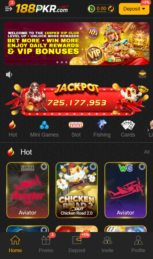 188PKR App - Reviews for earning rewards and playing games 3 188PKR Game1