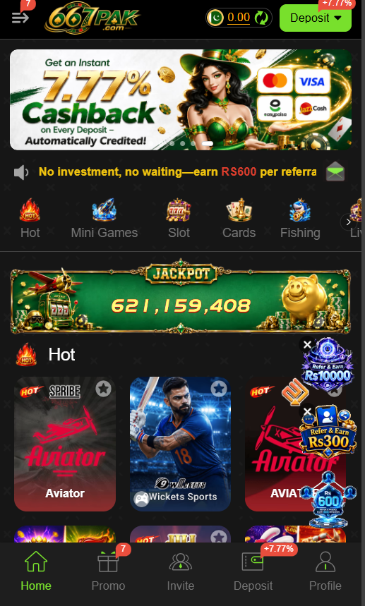 667Pak App for games and rewards in Pakistan 3 667PAK APK1