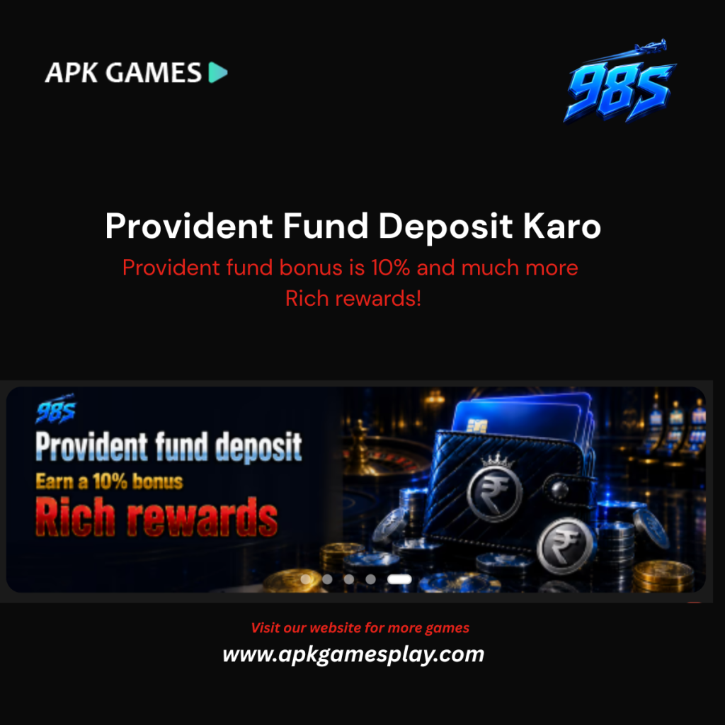 98S App - The latest game to earn rewards in Pakistan 3 98S APK