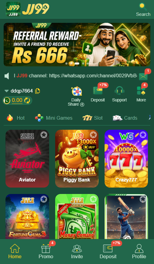 JJ99 App - Real rewards for new gamers in Pakistan 2 JJ99 game apk1