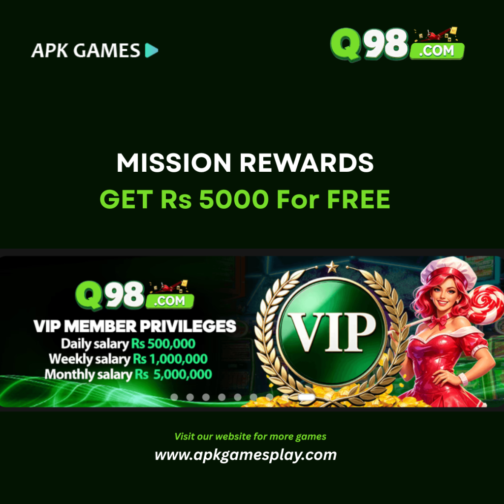 Q98.com game APK free download and user review ( New Earning Application ) 2 Q98 Game 1