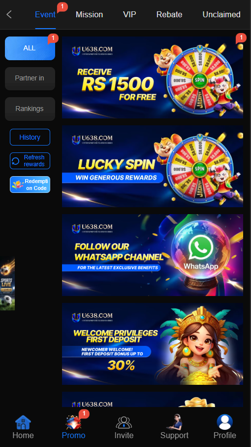 U638 App - Play games and earn real rewards in Pakistan 2 U638 game apk2