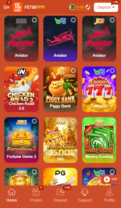 FE786WIN APK - Reviews, Complete Guide, Features, Download, Login and Withdrawal 3 FE786WIN Hot Games